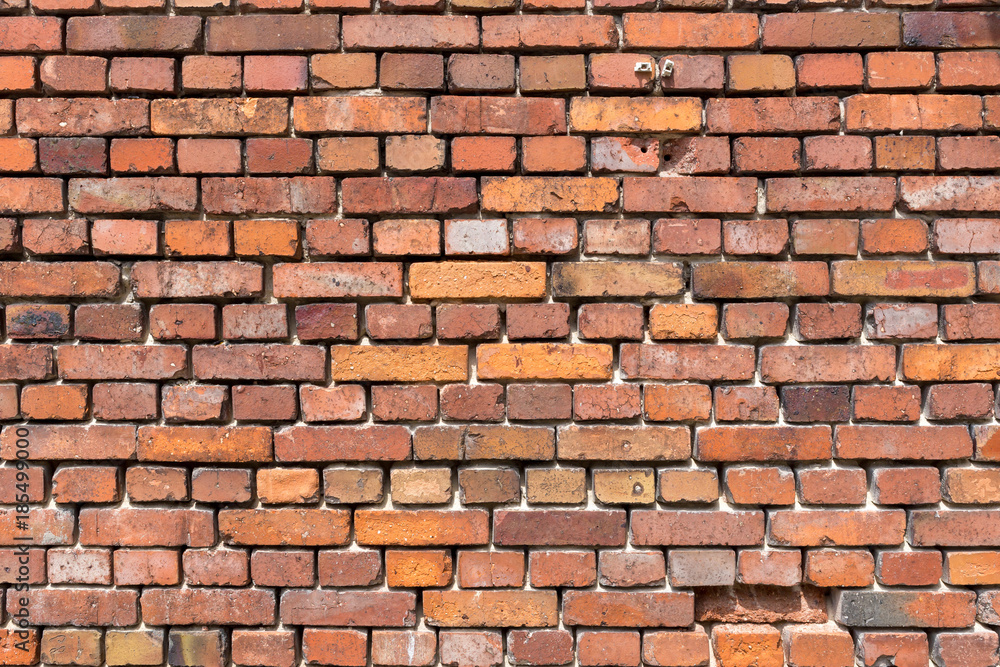 Obraz premium Background of old brick wall pattern texture.