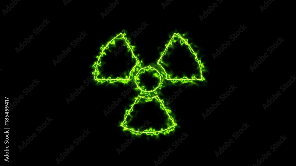 Abstract background with radioactive sign. 3d rendering Abstract background with radioactive sign. 3d rendering