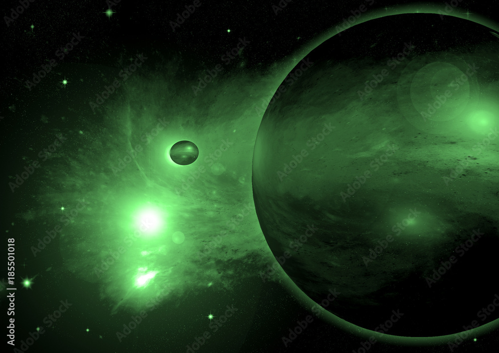 Obraz premium galaxy in a free space