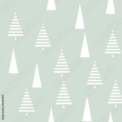 Christmas pattern with tree...