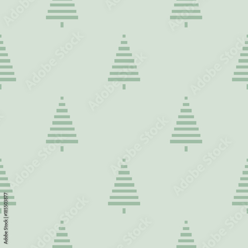 Christmas pattern with tree...