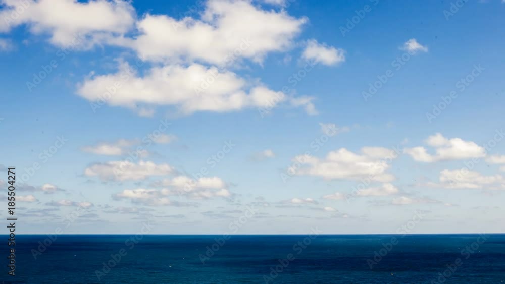 beautiful Timelapse of moving clouds over the sea. Vacation and nature beautiful Timelapse of moving clouds over the sea. Vacation and nature