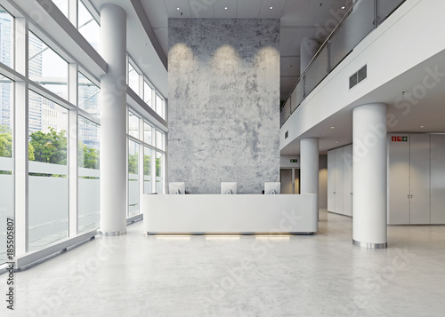 modern business hall photo