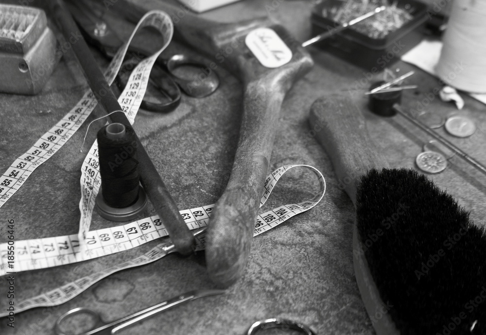 Fototapeta premium Italian tailoring, style and tradition