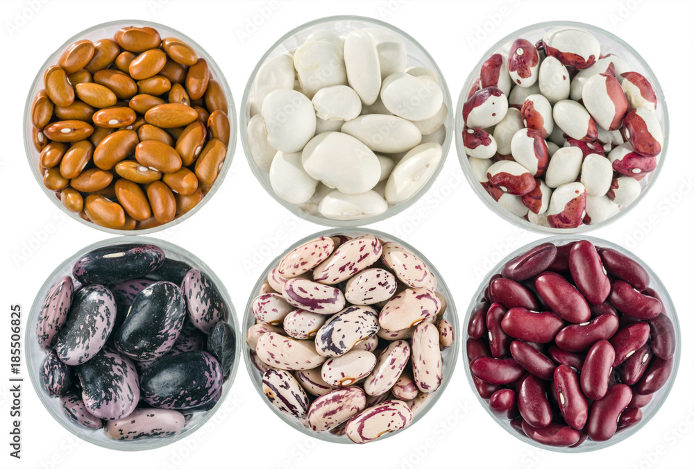 Obraz premium A set of various beans.