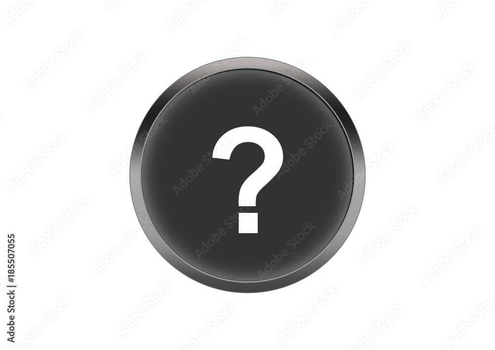 Button Grau Symbol Knopf Rund Frage Button Grau Symbol Knopf Rund Frage