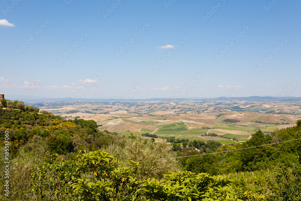 Montalcino view, tuscany, Italy