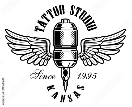 TATTOO MACHINE LOGO