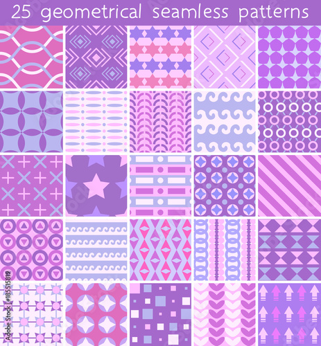 25 seamless pattern. Can be used for textile, website background, book cover, packaging.