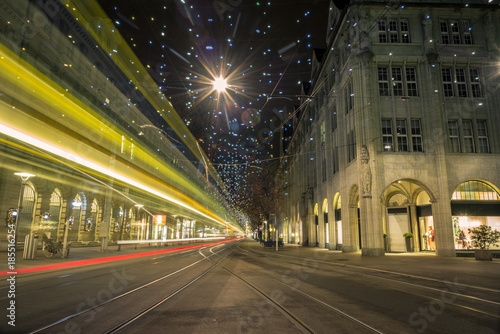 Christmas shopping in the colorfully decorated Zurich Bahnhofstrasse - 2