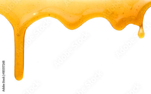 Maple syrup isolated on a white background Fototapet