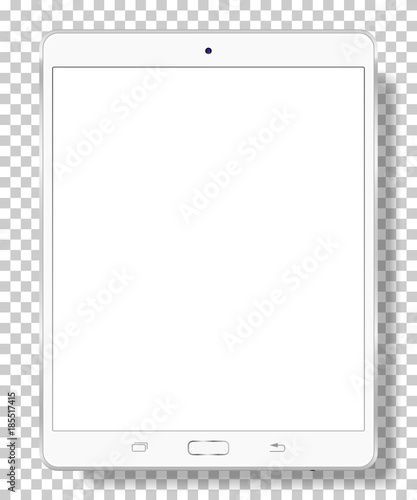 Tablet computer. Transparancy background.