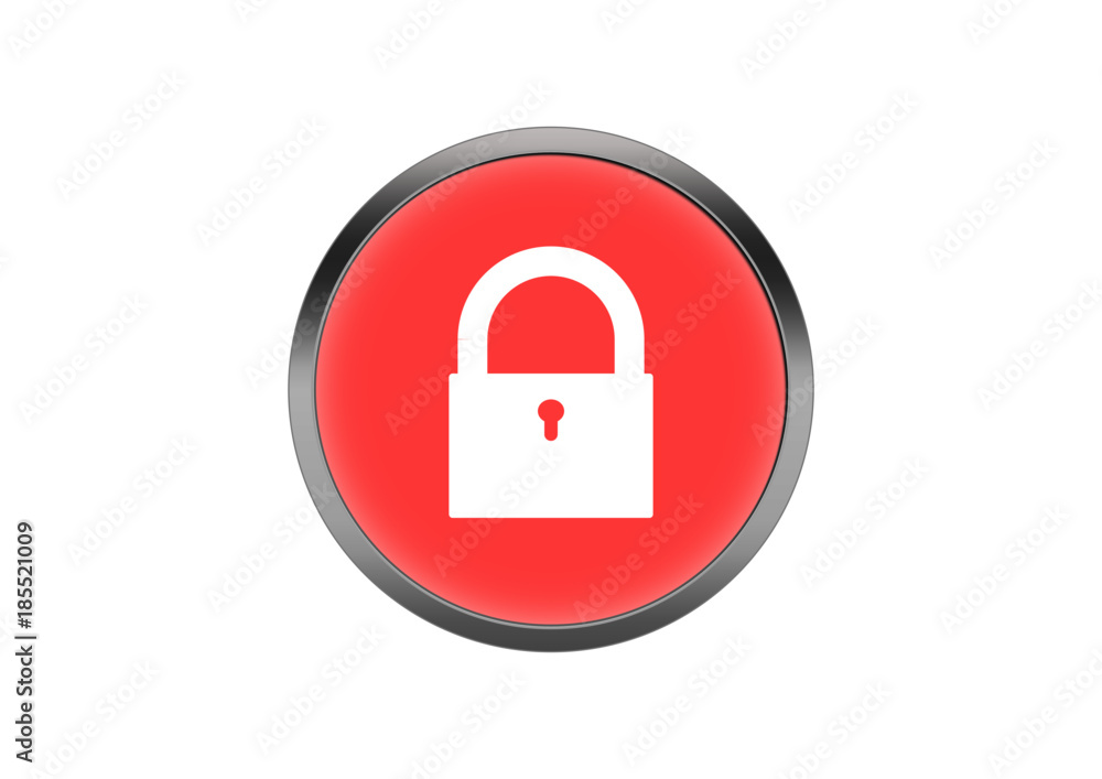 Button Rot Symbol Knopf Rund Button Rot Symbol Knopf Rund