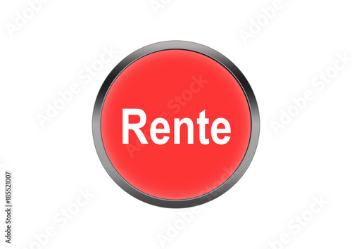 Button Rot Symbol Knopf Rund