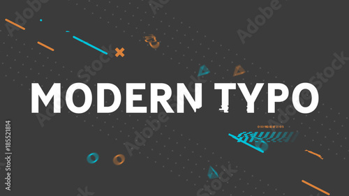 Modern Glitch Title