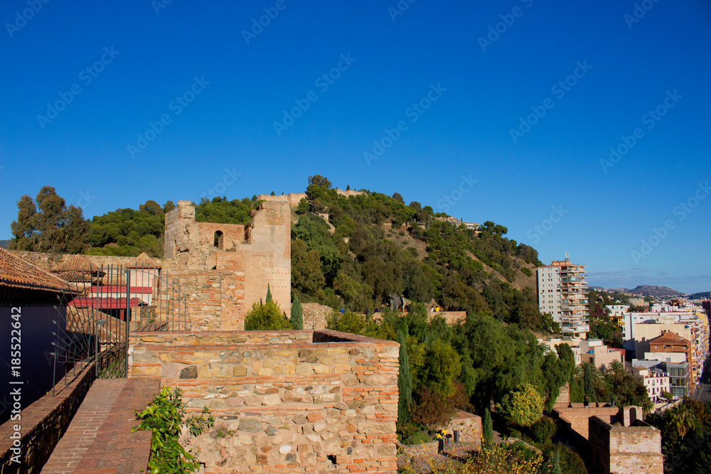 Alcazaba of Málaga. Malaga, Costa del Sol, Andalusia, Spain. Picture taken – 17 december 2017.