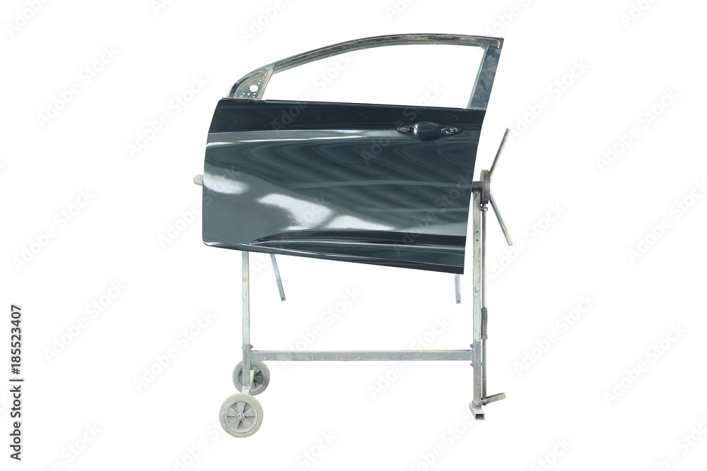 Car door on a stand Car door on a stand