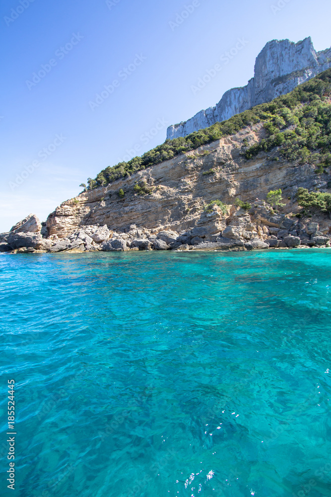Obraz premium Cala Mariolu beach on the Sardinia island, Italy