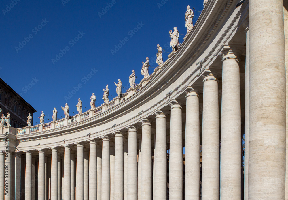 St. Peter's Square, Vatican City, Italy.