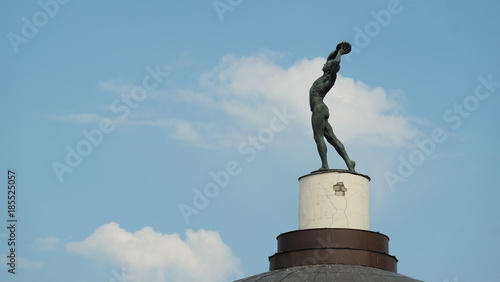 Discobolus on stadium Metalist, Kharkiv