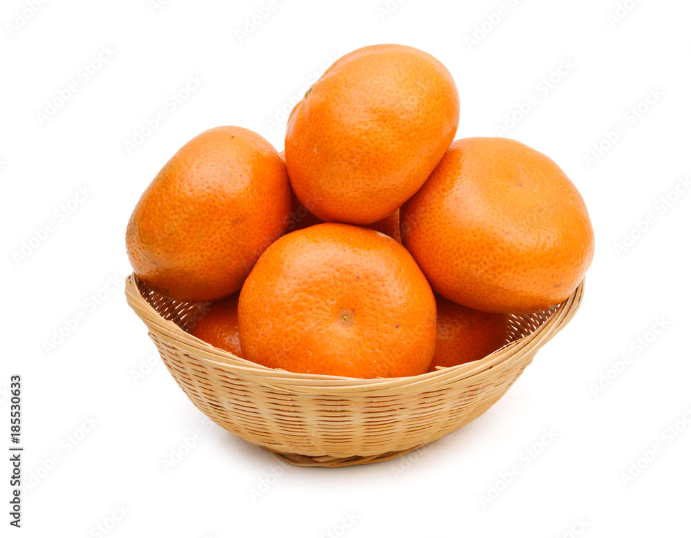 Ripe mandarin citrus isolated tangerine mandarine orange on white background. Ripe mandarin citrus isolated tangerine mandarine orange on white background.