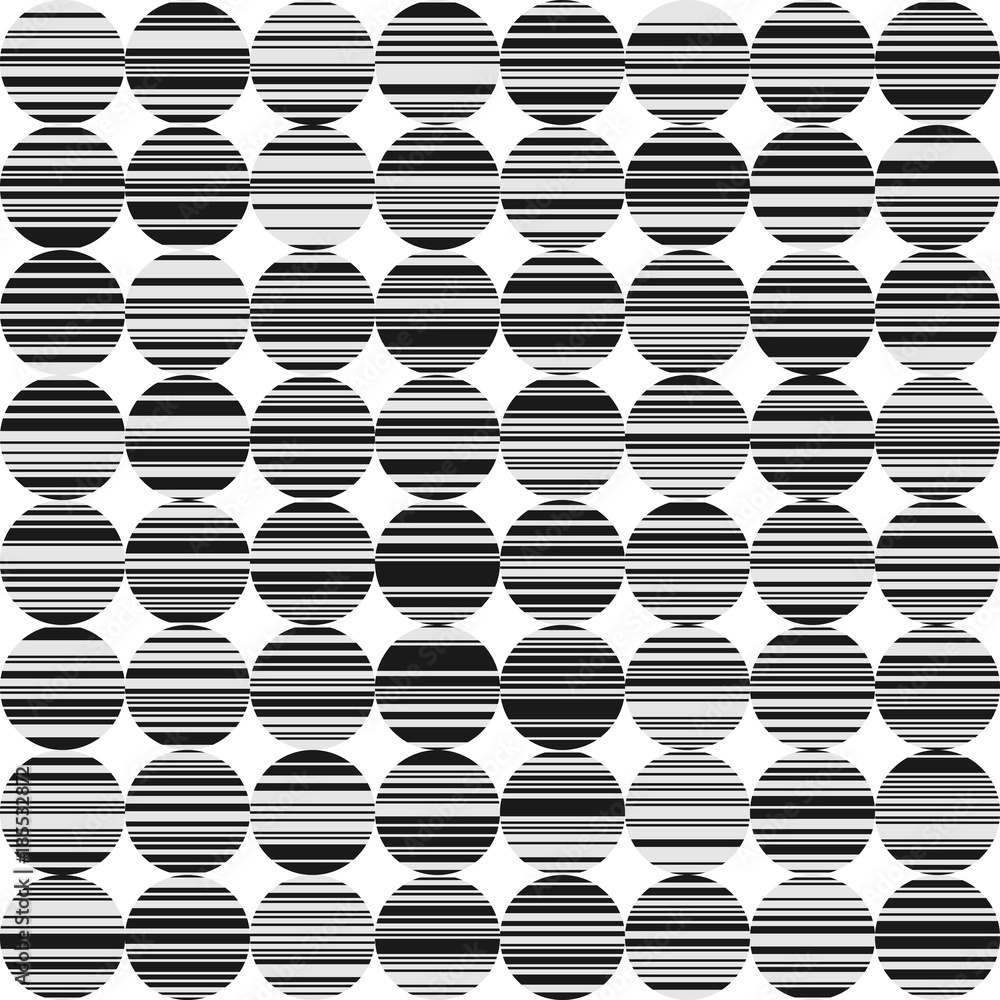 Abstract BW Background with Circles and Lines Abstract BW Background with Circles and Lines