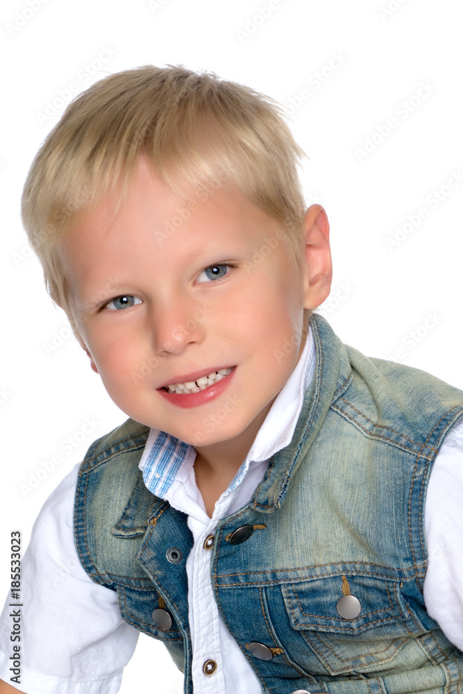 A cute little boy. A cute little boy.