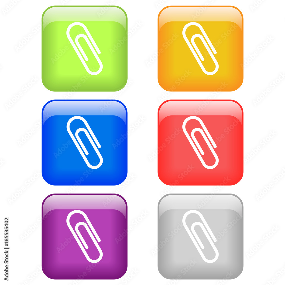 paper clip icon vector paper clip icon vector