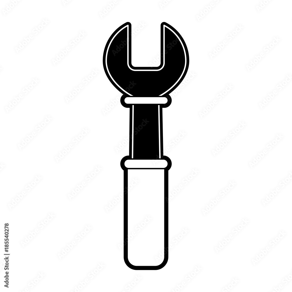 Wrench tool symbol icon vector illustration graphic design Wrench tool symbol icon vector illustration graphic design