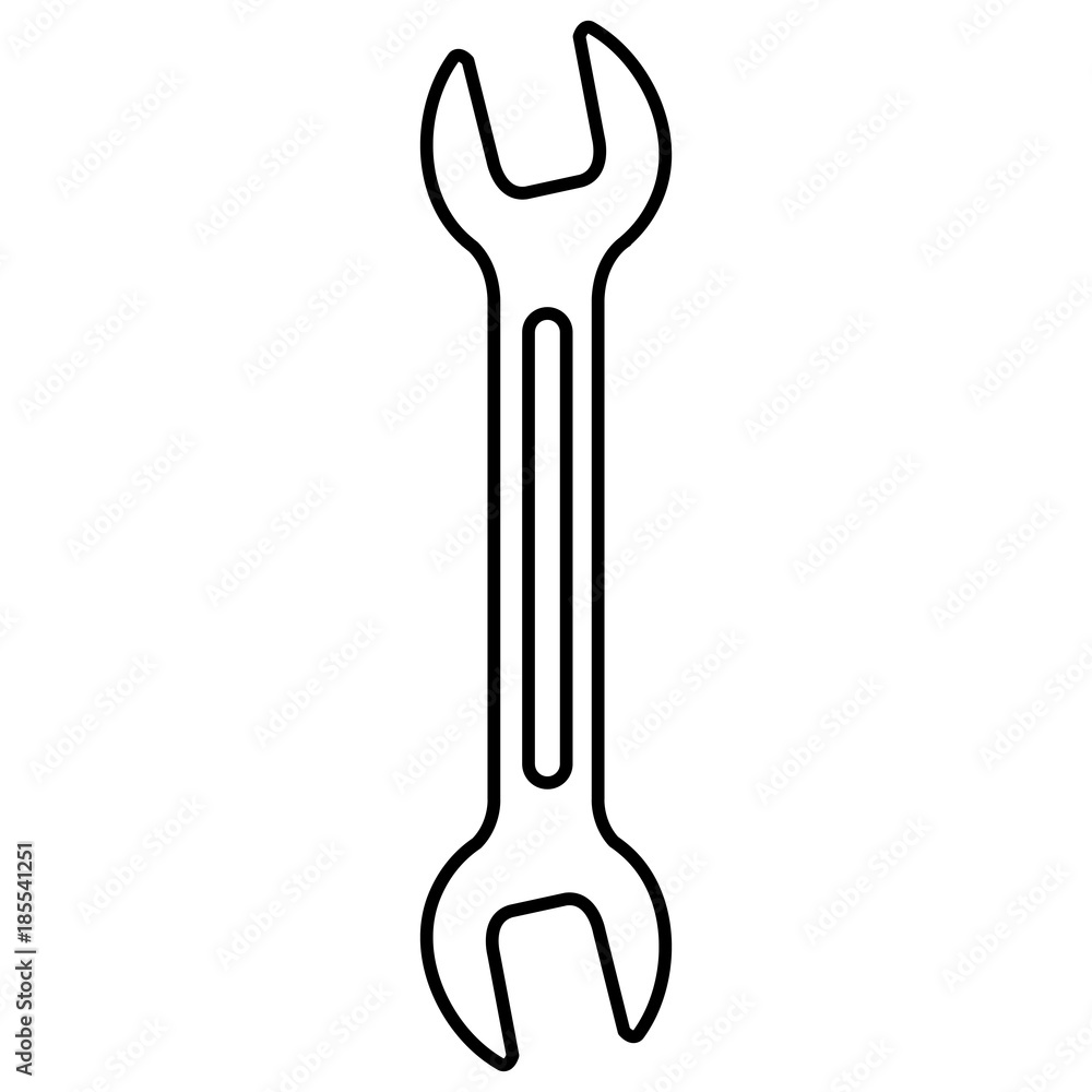 wrench tool isolated icon wrench tool isolated icon