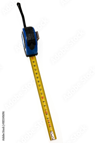 Tape measure isolated on white