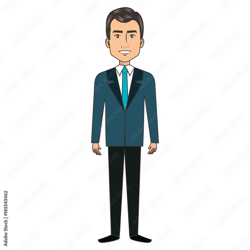 elegant businessman avatar character elegant businessman avatar character