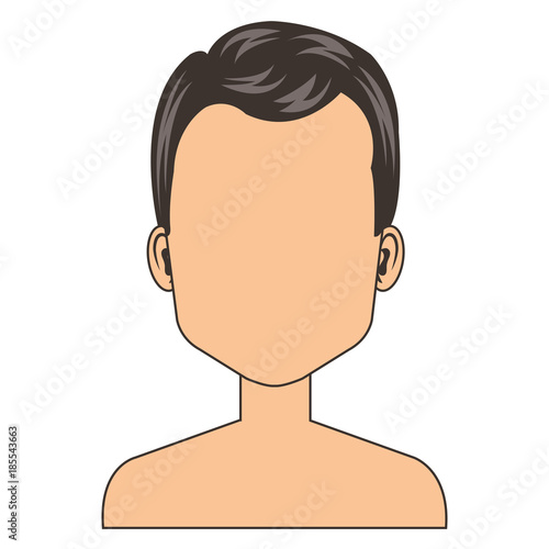young man shirtless avatar character