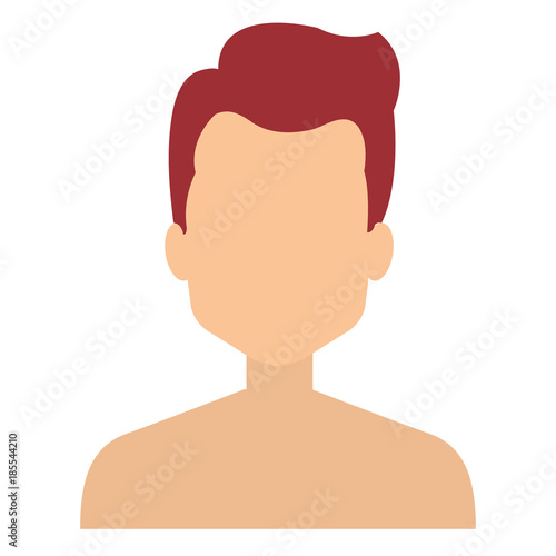 young man shirtless avatar character