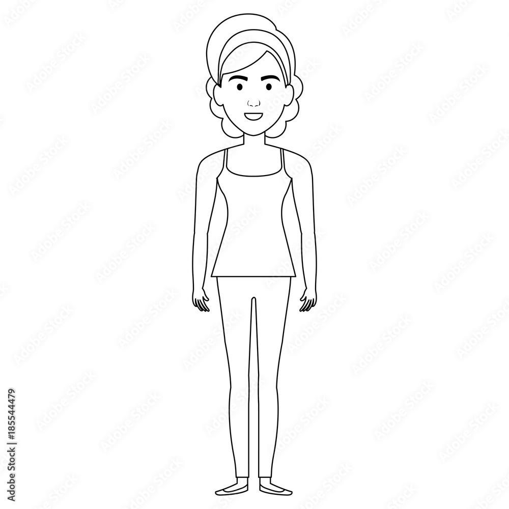 beautiful woman avatar character