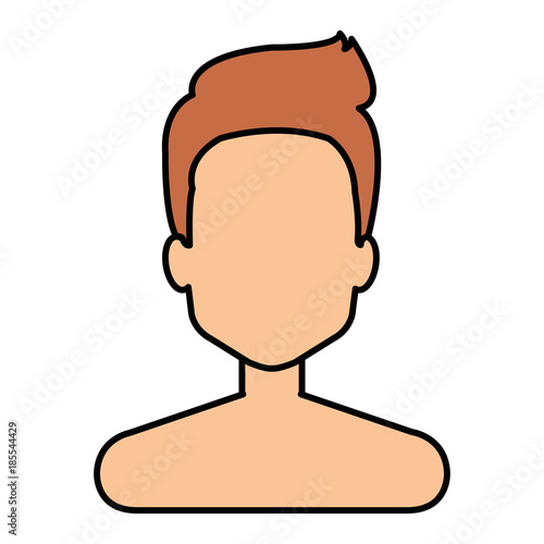 young man shirtless avatar character