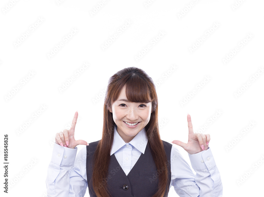 ビジネス案内女性 ビジネス案内女性