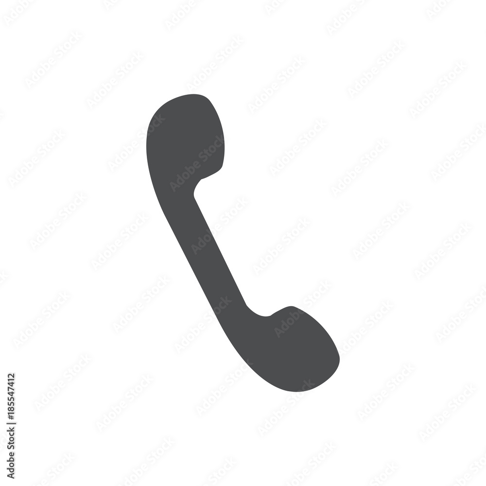 phone receiver icon image vector illustration design phone receiver icon image vector illustration design