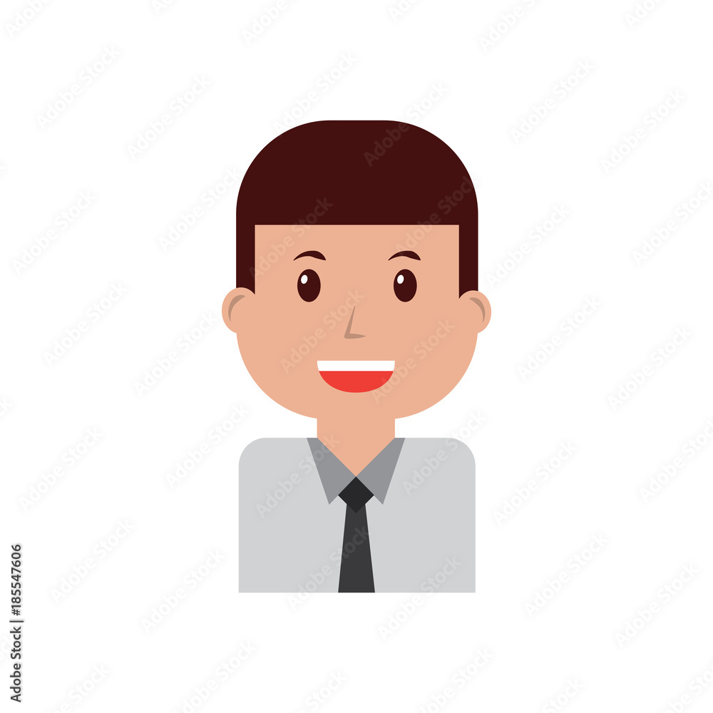 businessman happy smiling icon image vector illustration design businessman happy smiling icon image vector illustration design