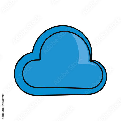 Cloud computing symbol