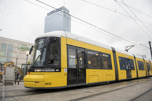 BERLIN, GERMANY. 2 November 2017: Berlin tramway 