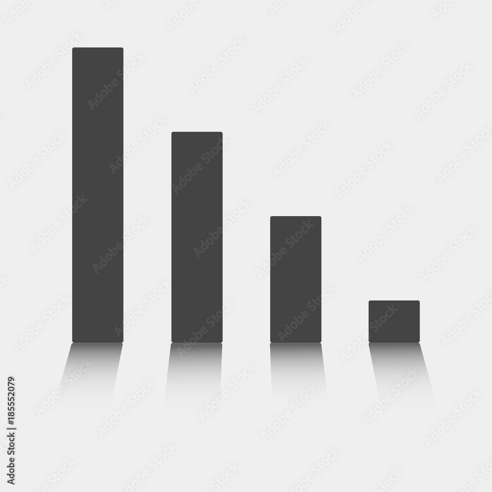 Vector graphic image. Icon schedule for business with shadow Vector graphic image. Icon schedule for business with shadow