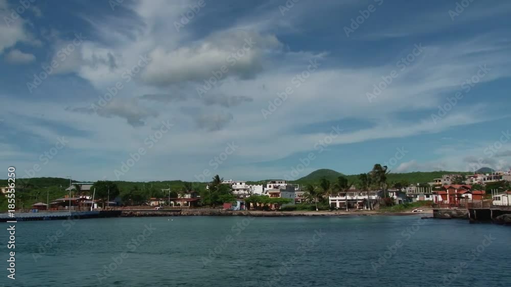 View of Puerto Baquerizo Moreno the capital of San Cristobal in the Galapagos View of Puerto Baquerizo Moreno the capital of San Cristobal in the Galapagos