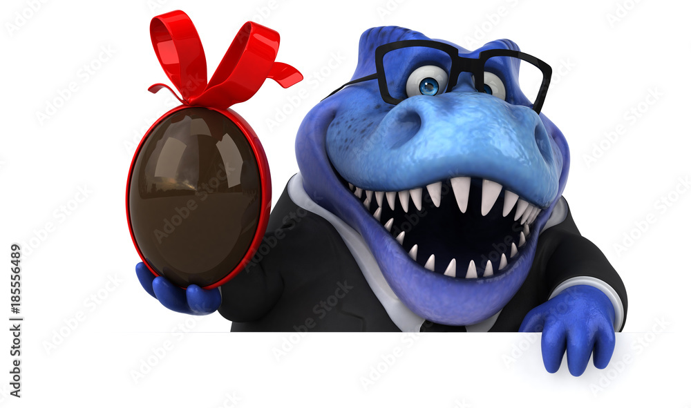 Fun Trex - 3D Illustration Fun Trex - 3D Illustration