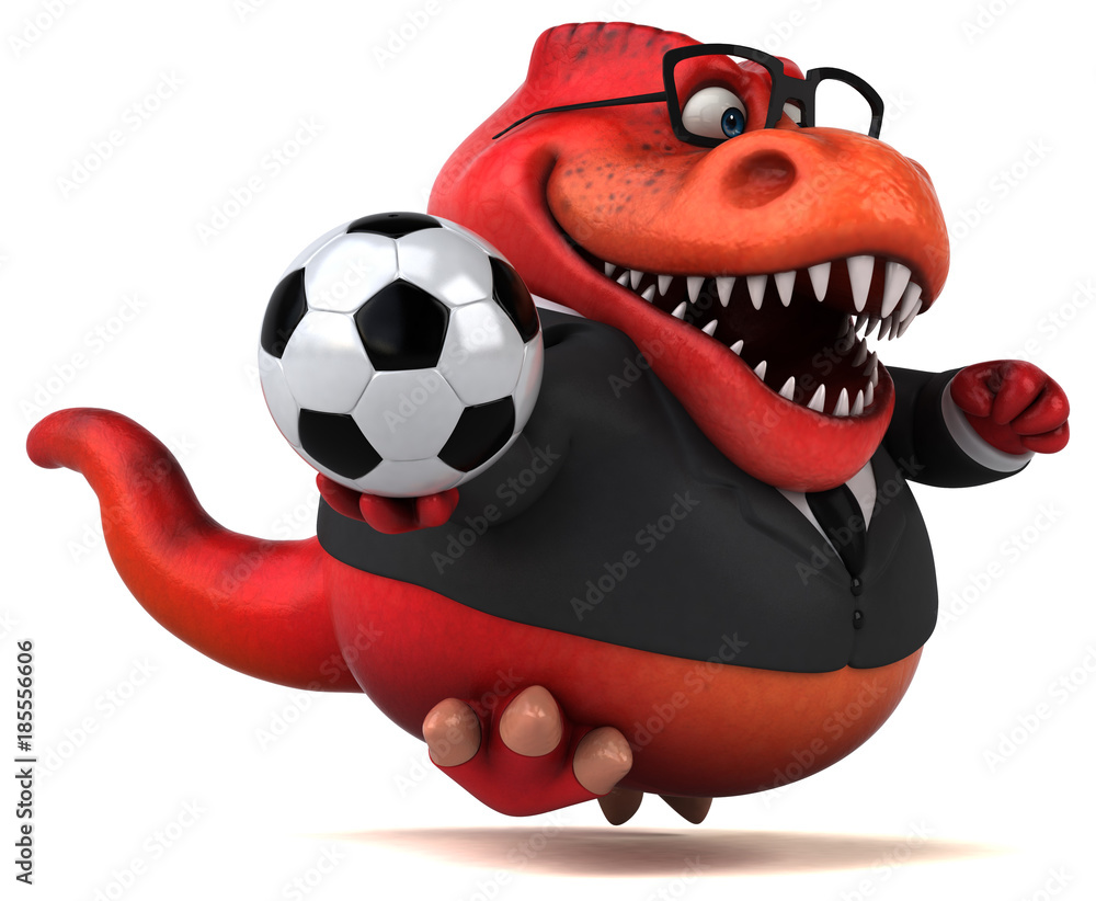 Fun Trex - 3D Illustration Fun Trex - 3D Illustration