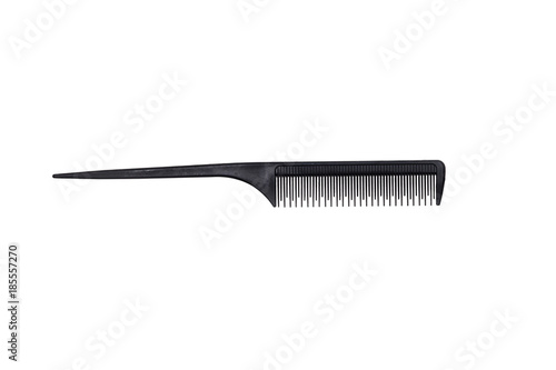 Professional Rattail Comb Hair on isolated