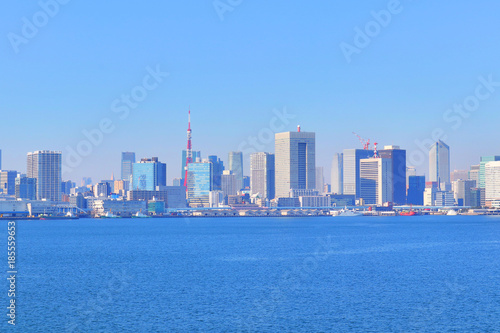 View of Tokyo Bay, Japan © slyellow