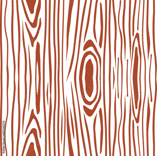 Seamless pattern  the slice of wood. the structure of the tree, saw cut. Brown Vector illustration.