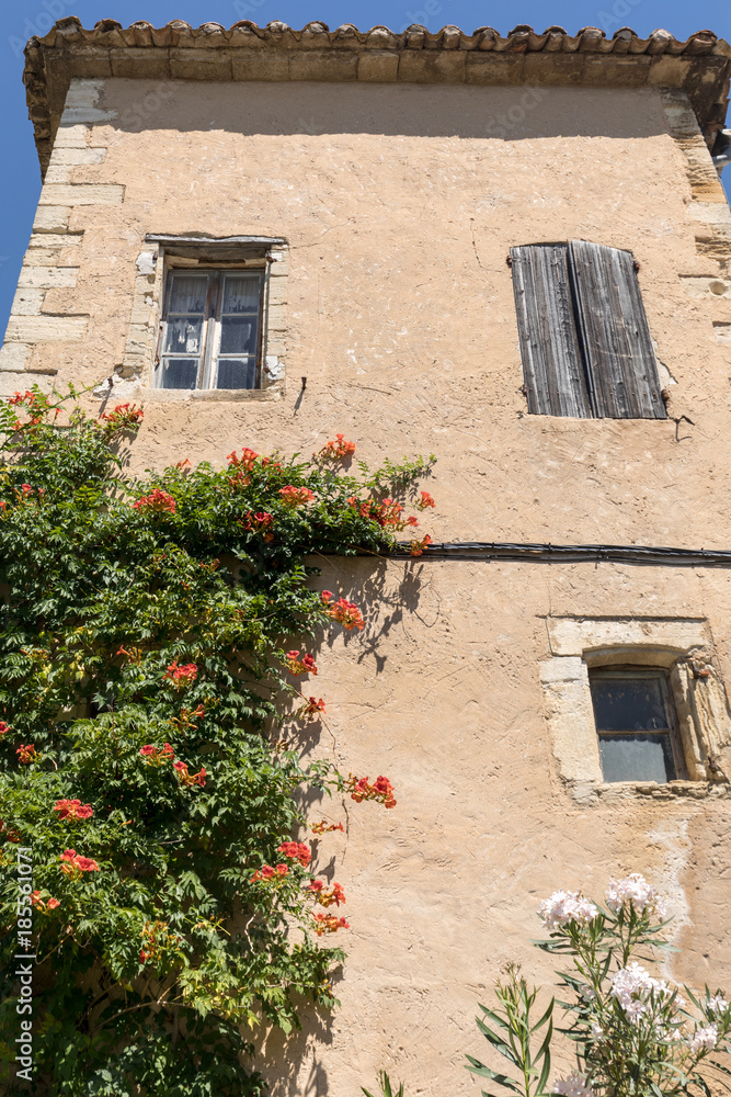 Typical old stone houses in Gordes village, Vaucluse, Provence, France Typical old stone houses in Gordes village, Vaucluse, Provence, France