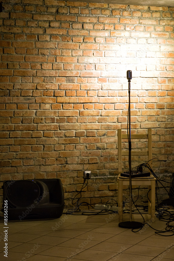 Stand Up Comedy Brick Wall